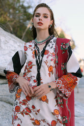 PM4-27 | 3PC Unstitched Printed Lawn Print Melody By Charizma